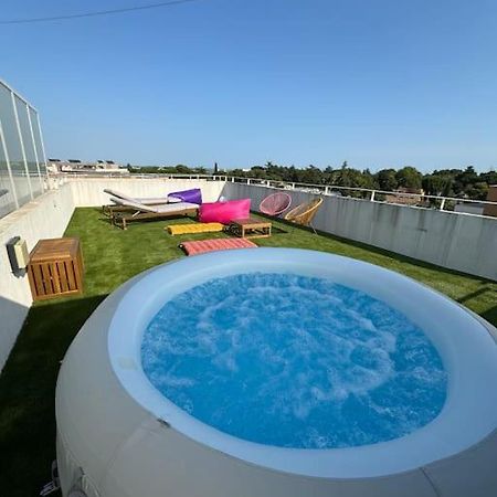 Luxueux 5 Pc, Jacuzzi, Rooftop, Terrasse, Clim Montpellier Exterior foto
